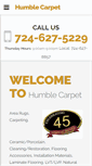 Mobile Screenshot of humblecarpet.com